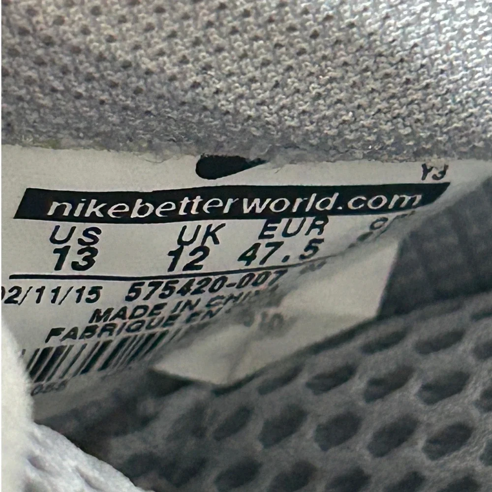 Nike Air Foamposite One Wolf Grey Suede 575420-007 Mens Basketball Shoes 13